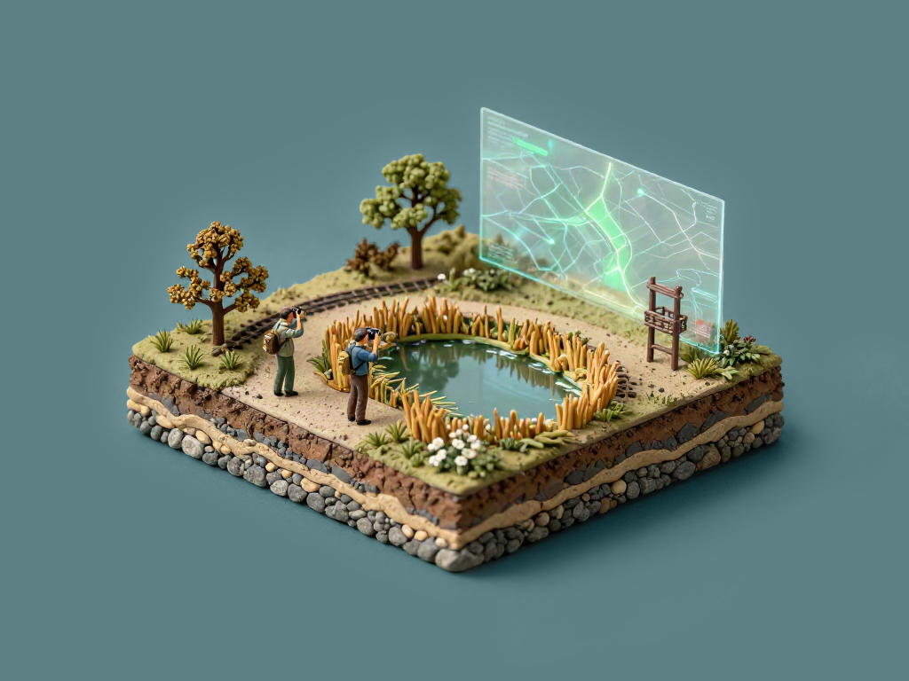Illustration : inventaire naturaliste et cartographie SIG